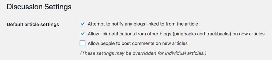 CÃ¡ch táº¯t comment trong wordpress