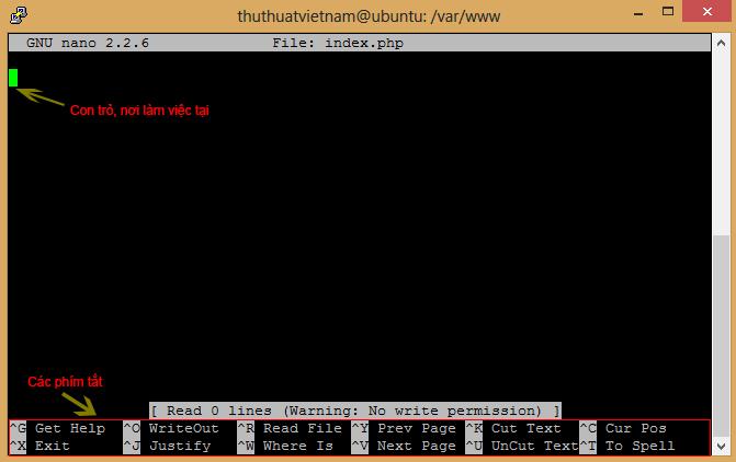 Image result for cÃ i lá»nh nano trÃªn Linux