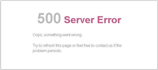 Lá»i 500 Internal Server Error