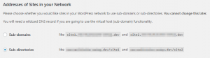Sudomain WordPress Multisite
